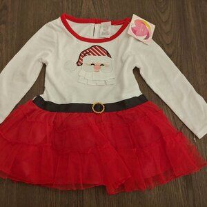NWT Youngland Baby Santa Claus Dress Size 24 month